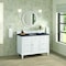 James Martin Vanities 48'' Single Vanity, Bright White w/ 3 CM Charcoal Soapstone Quartz Top 424-V48-BW-3CSP - alternate 3